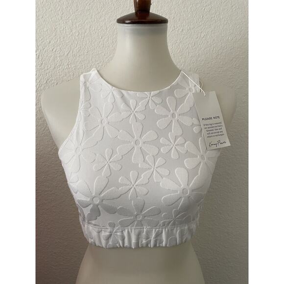 Kenny Flowers Activewear Sports Bra Floral Santorini - Picture 1 of 8
